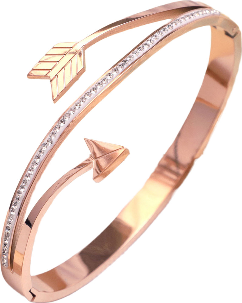 TUSIVA JEWELLERY Stainless Steel Copper Kada
