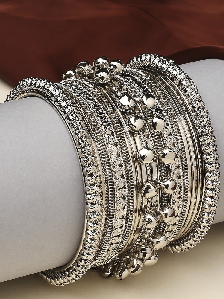 Buy silver deals bangles online