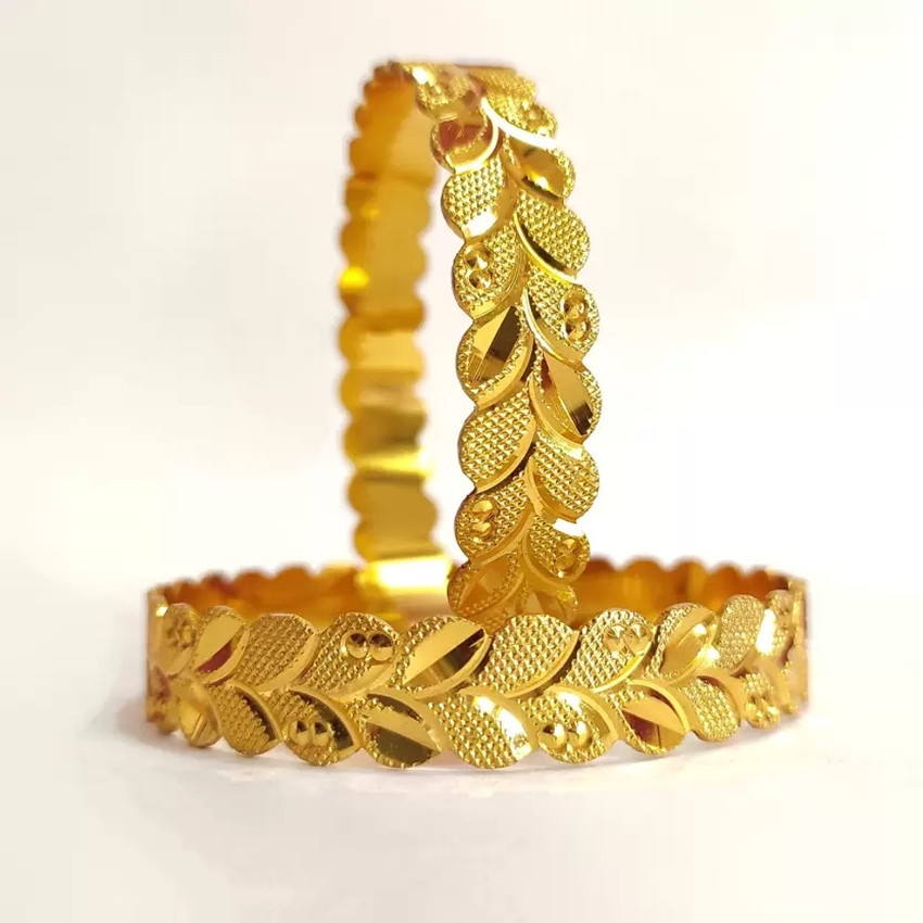 Swastik Mart Brass Gold plated Bangle Set Price in India Buy Swastik Mart Brass Gold plated Bangle Set Online at Best Prices in India Flipkart
