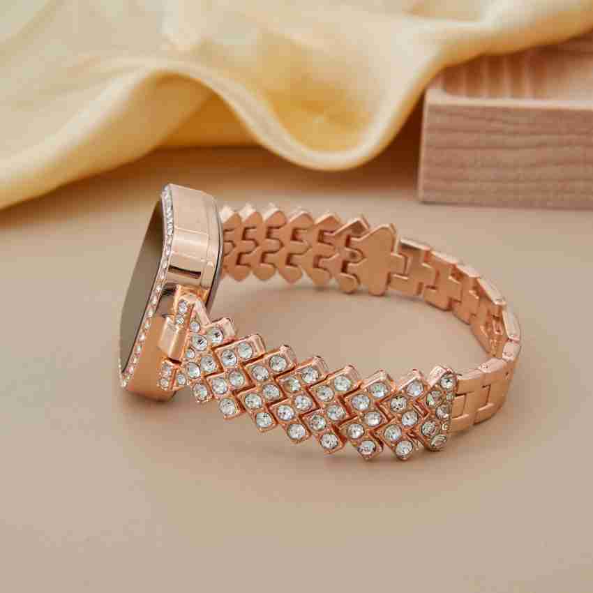 GC Jewelery LED Touch Screen Digital Display Bracelet Watch For Girls And Women 52 Rose Gold Watch Digital Watch For Women Buy GC Jewelery LED Touch Screen Digital Display