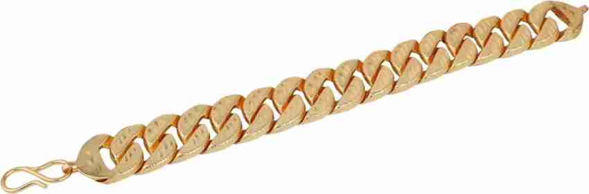 Brass Men Gold Plated Chain Bracelet at Rs 180 in Jaipur