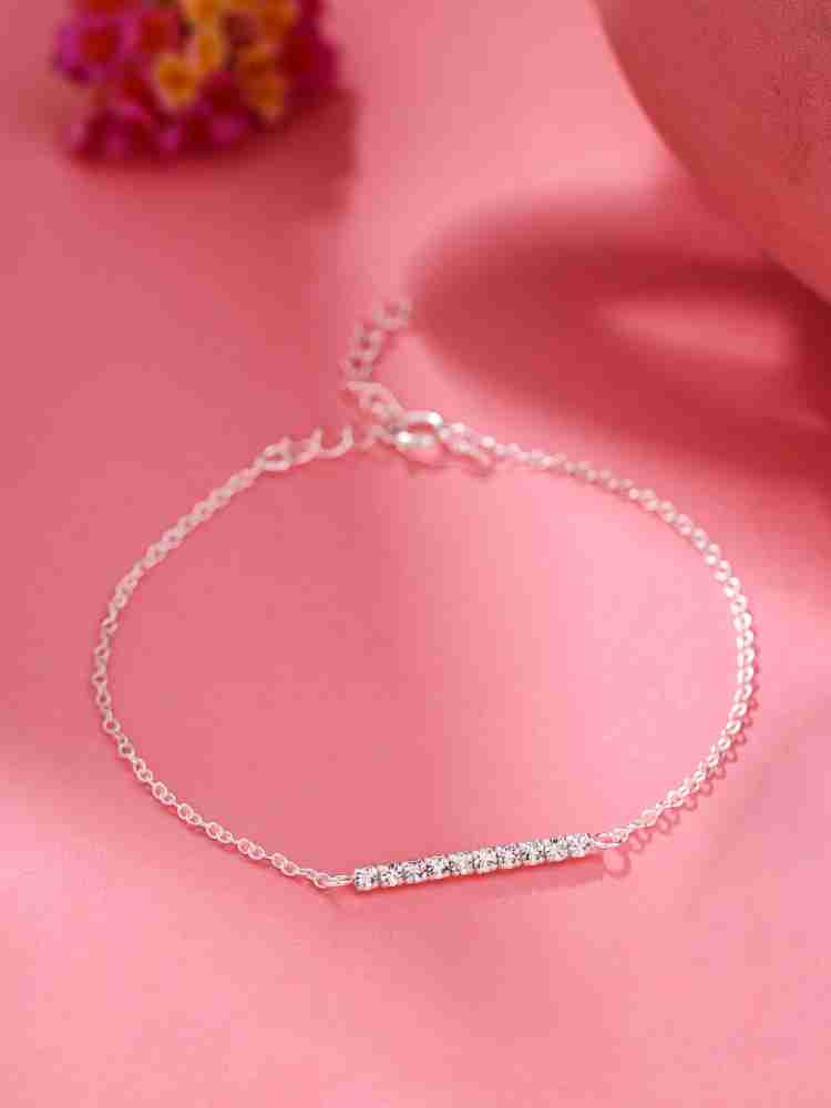 Simple silver clearance bracelet