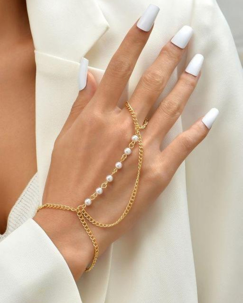 Hand bracelet shop with ring flipkart