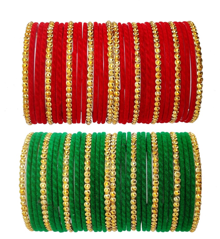 Red sale green bangles