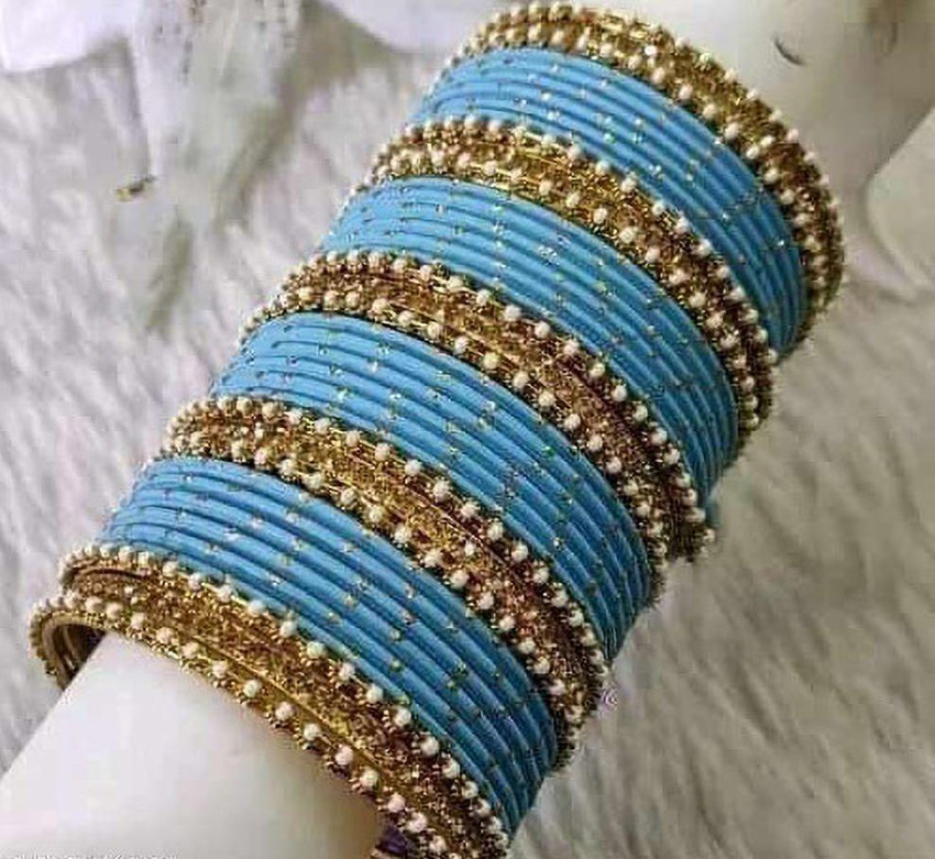 Light blue bangles hotsell