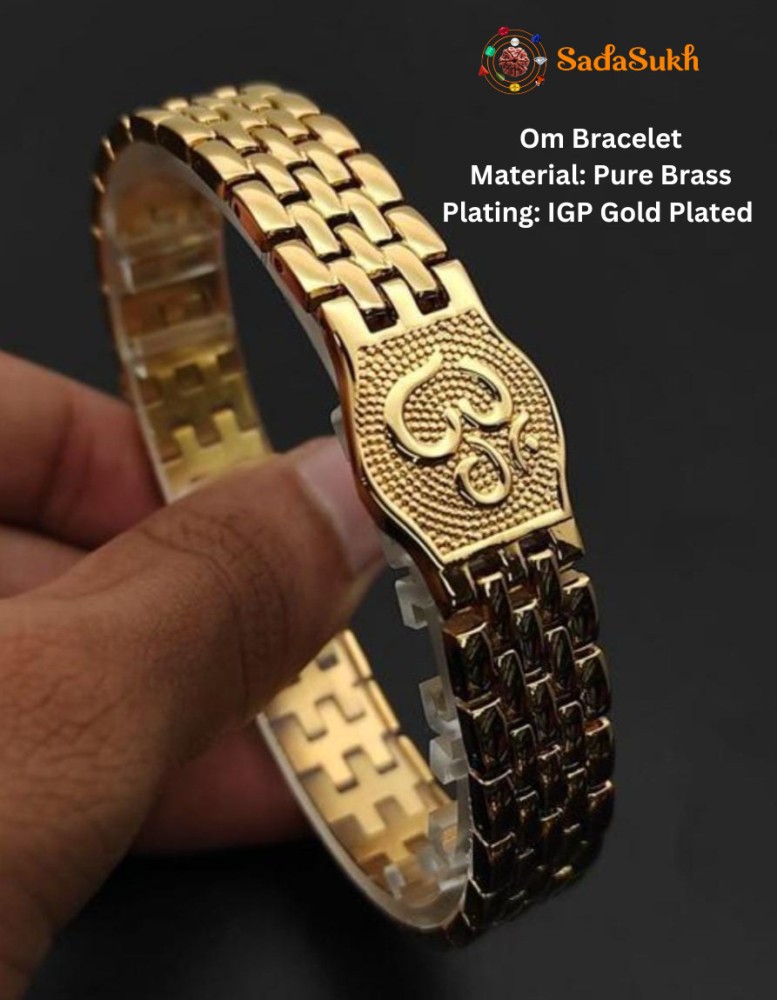 Brass discount watch bracelet