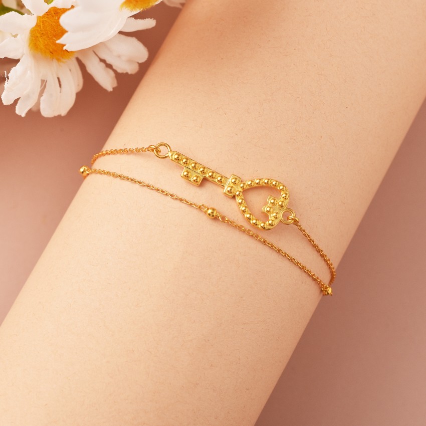 Modern deals gold bracelet