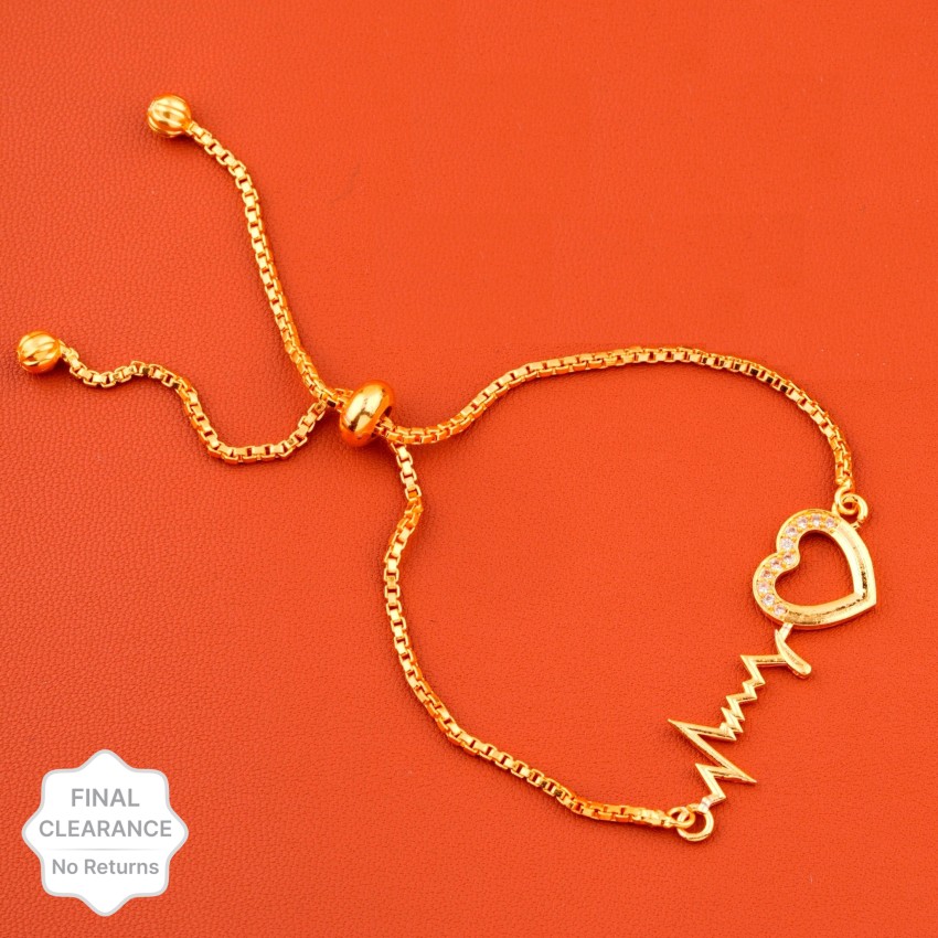 Buy Gold Heartbeat Bracelet for Women Dainty Silver Heartbeat Online in  India  Etsy
