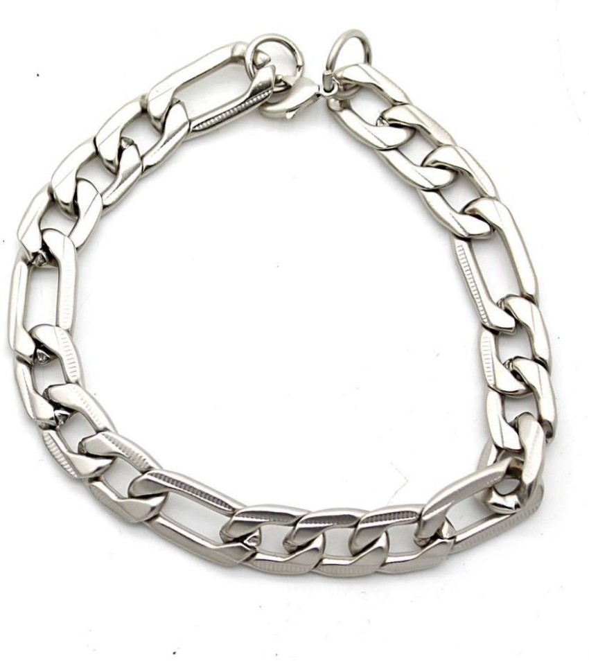 Mens silver 2025 bracelet flipkart