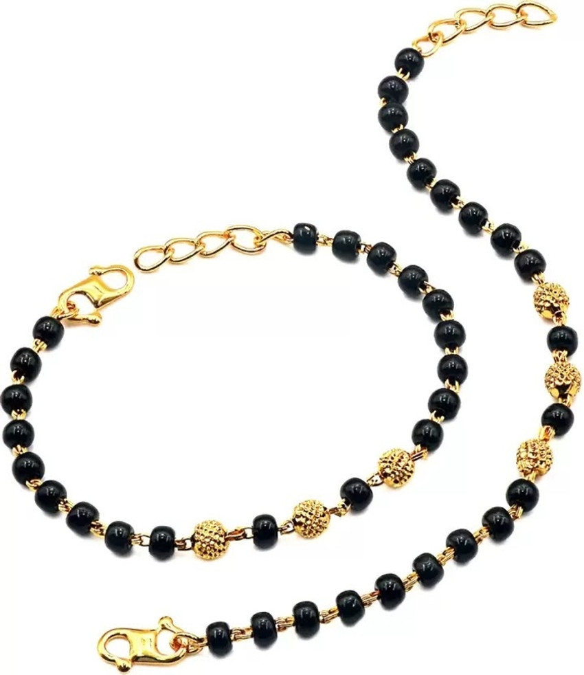Aggregate more than 140 indian black bead bracelet best kidsdream.edu.vn