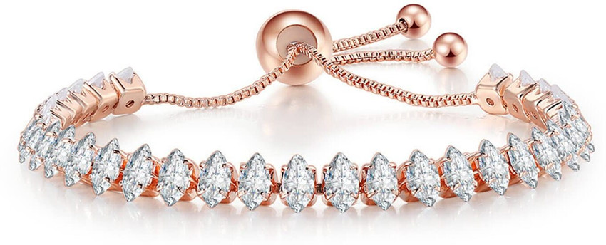 PEORA Alloy Crystal Gold plated Bracelet Price in India Buy PEORA Alloy Crystal Gold plated Bracelet Online at Best Prices in India Flipkart