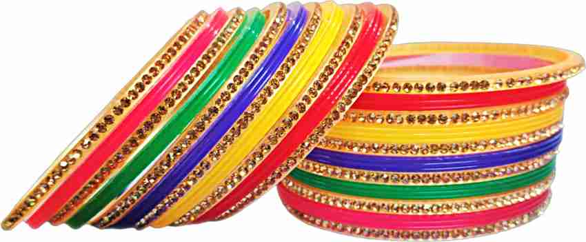Plastic sales bangles set