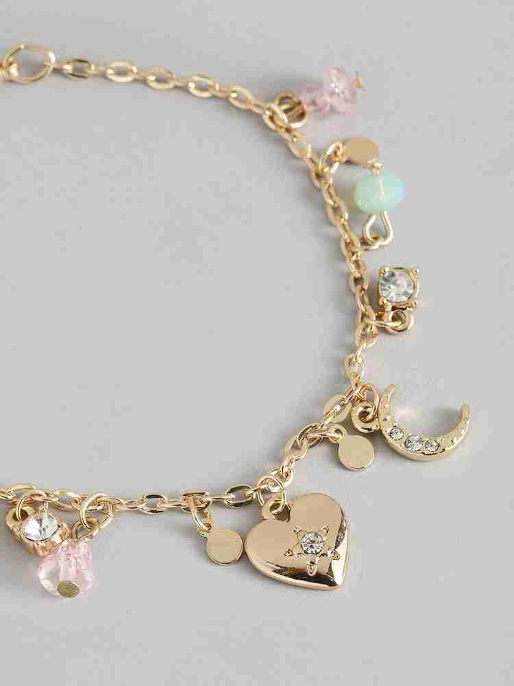 BeBe Brass Charm Bracelet Price in India Buy BeBe Brass Charm