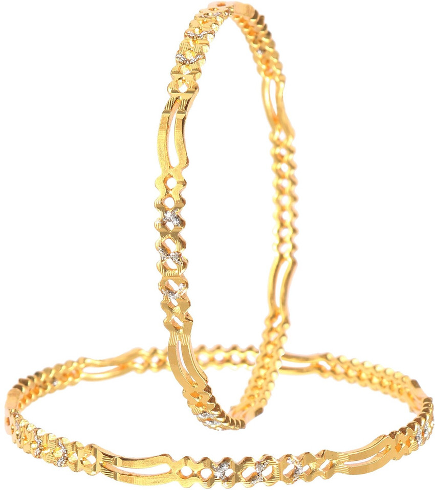 Jewar Mandi Brass Gold plated Bangle Price in India Buy Jewar Mandi Brass Gold plated Bangle Online at Best Prices in India Flipkart