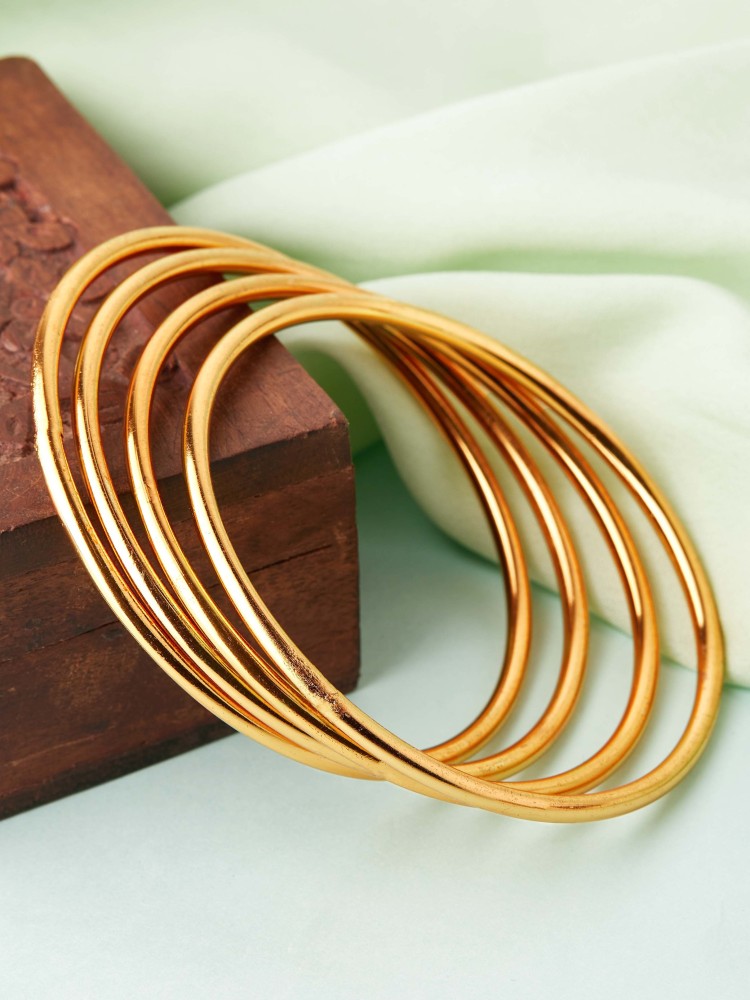 Thin gold hot sale bangles set