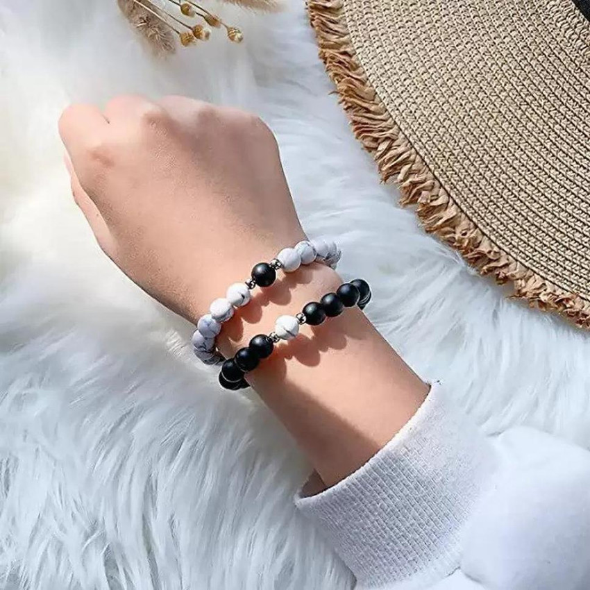 VIANSH Dori Rubber Stainless Steel Bracelet Price in India Buy VIANSH Dori Rubber Stainless Steel Bracelet Online at Best Prices in India Flipkart