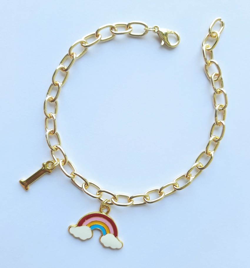 Rainbow on sale charm bracelet