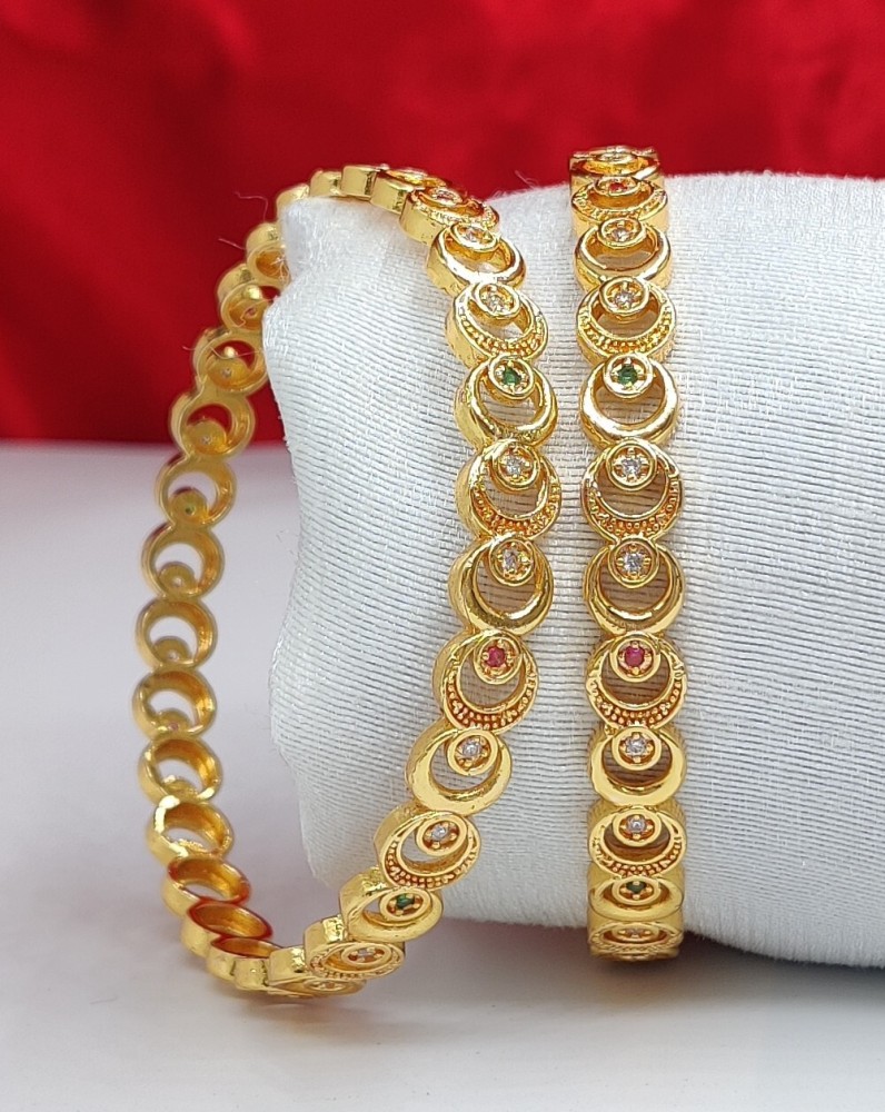 Gold plated bangles on sale flipkart