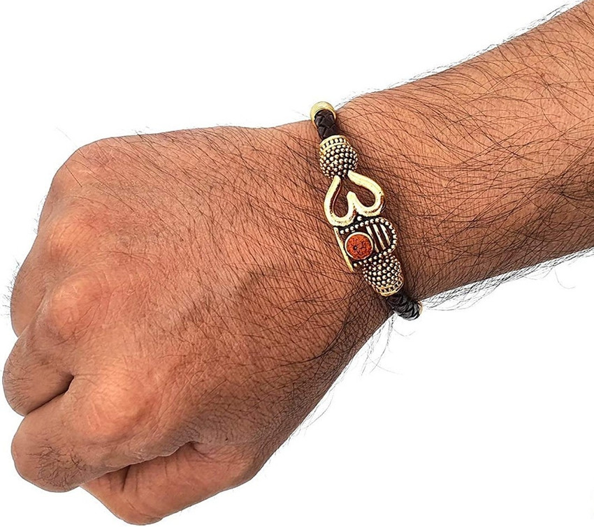 Tanishq Hastkala Brass Rudraksha Leather Crystal Brass Bracelet Price in India Buy Tanishq Hastkala Brass Rudraksha Leather Crystal Brass Bracelet Online at Best Prices in India Flipkart