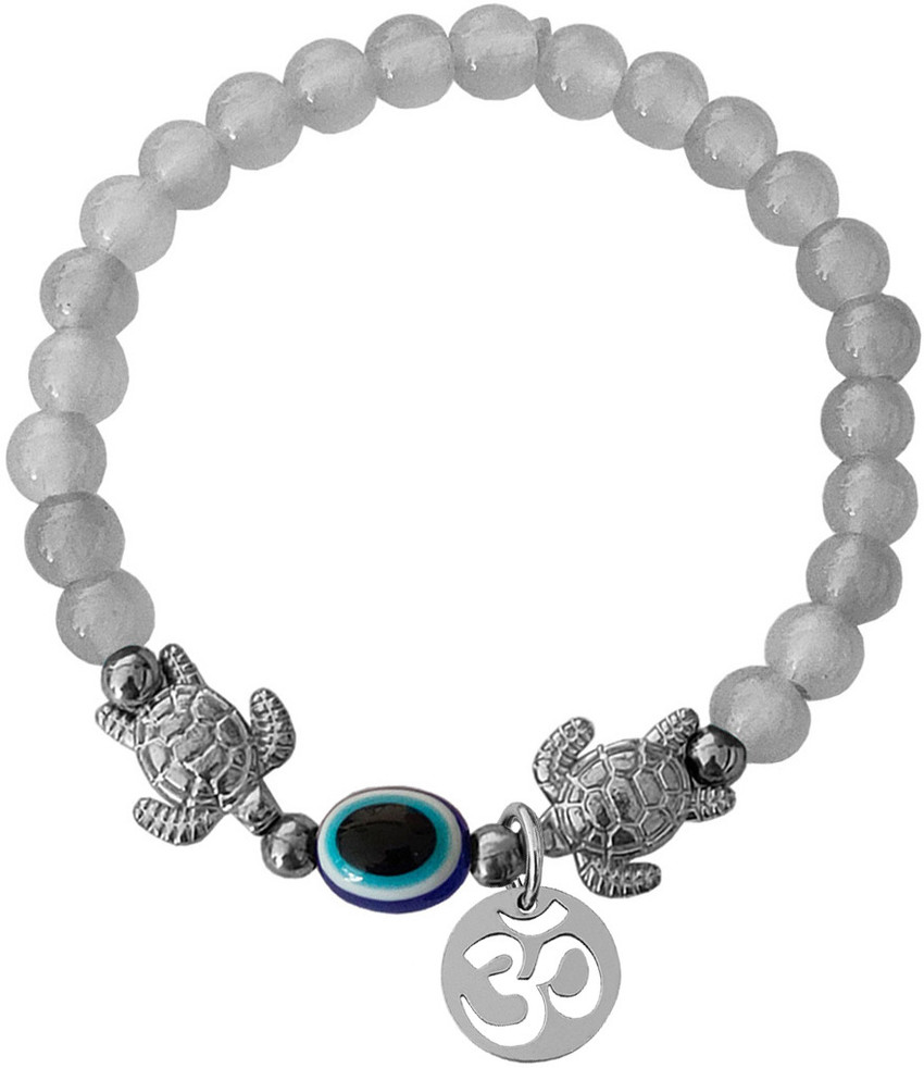 M Men Style Crystal Stainless Steel Crystal Sterling Silver