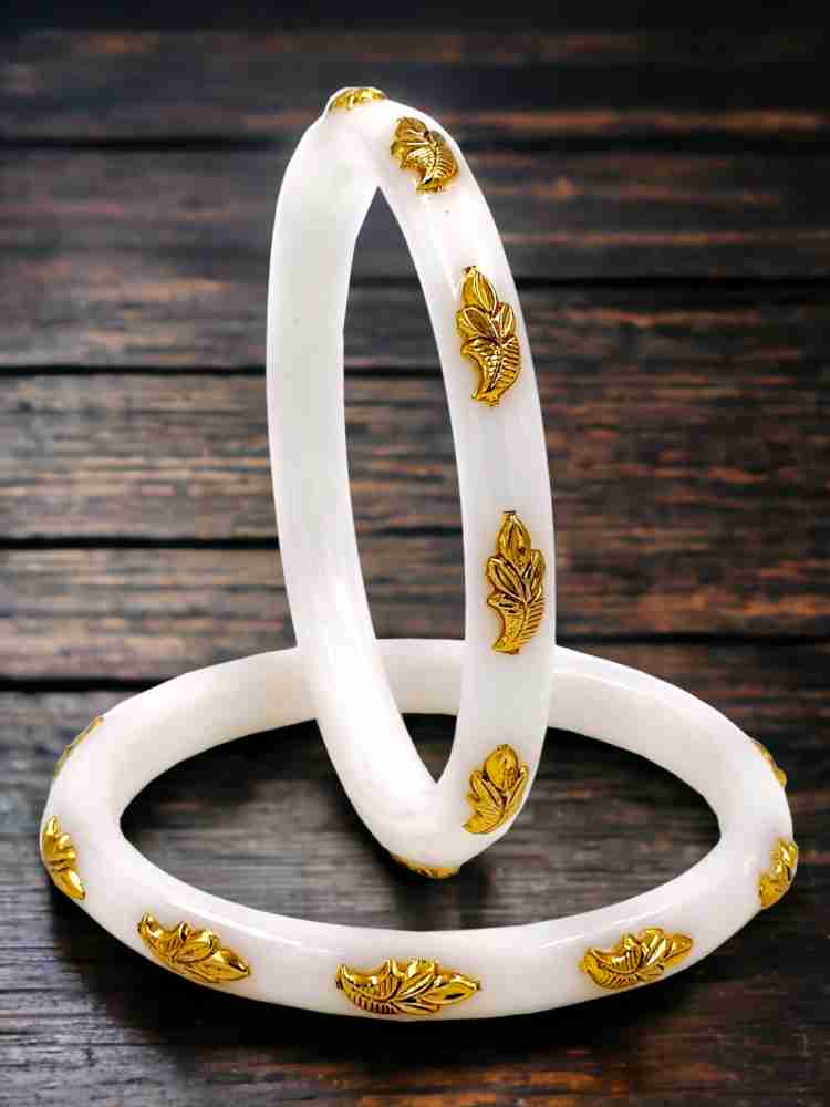 Conch bangles sale with gold