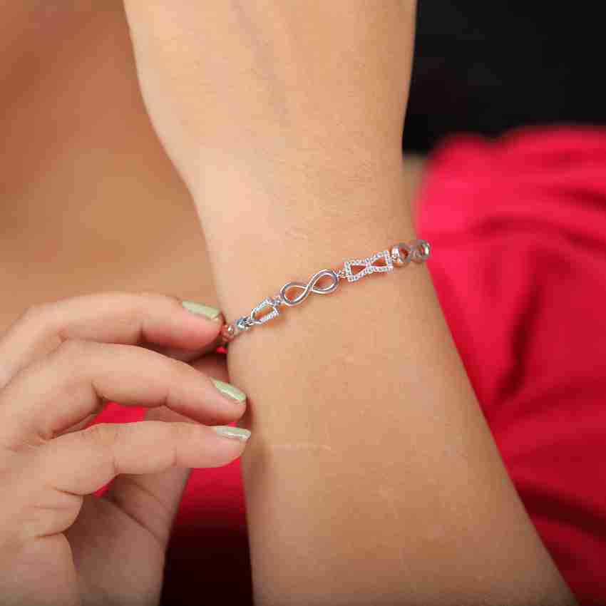 KILORY Silver Sterling Silver Bracelet Price in India Buy KILORY