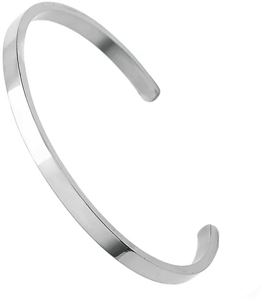 Mens silver bracelet new arrivals flipkart