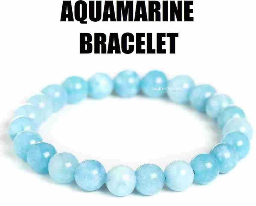 Bracelet with new arrivals aquamarine stone