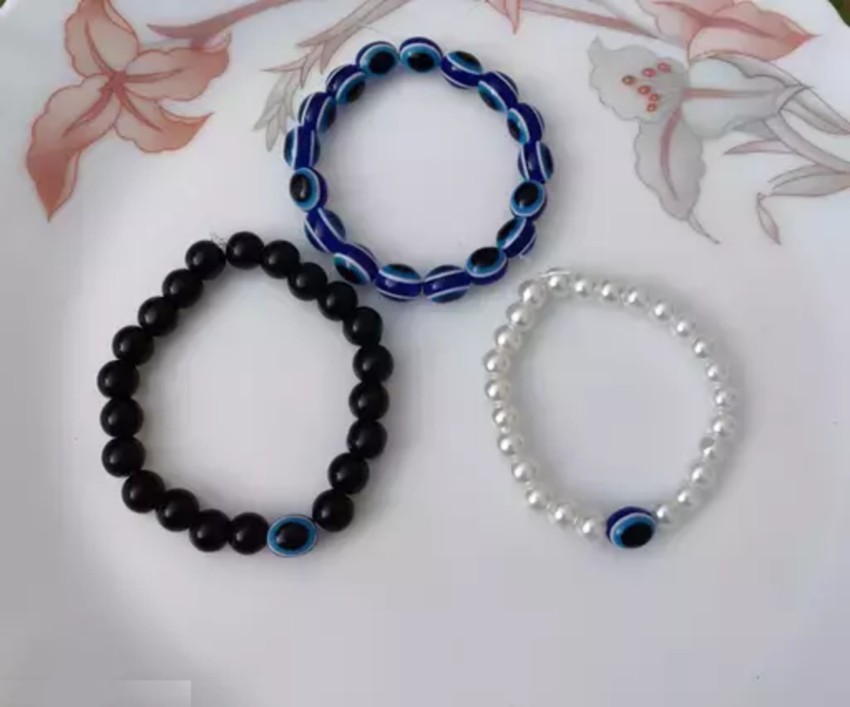 Stretchable Glass Beads Bracelet– Oralia India