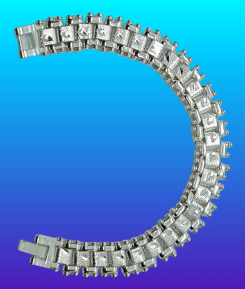 Dynamic Retail Global new Stainless Steel Sterling Silver Bracelet Price in  India  Buy Dynamic Retail Global new Stainless Steel Sterling Silver  Bracelet Online at Best Prices in India  Flipkartcom