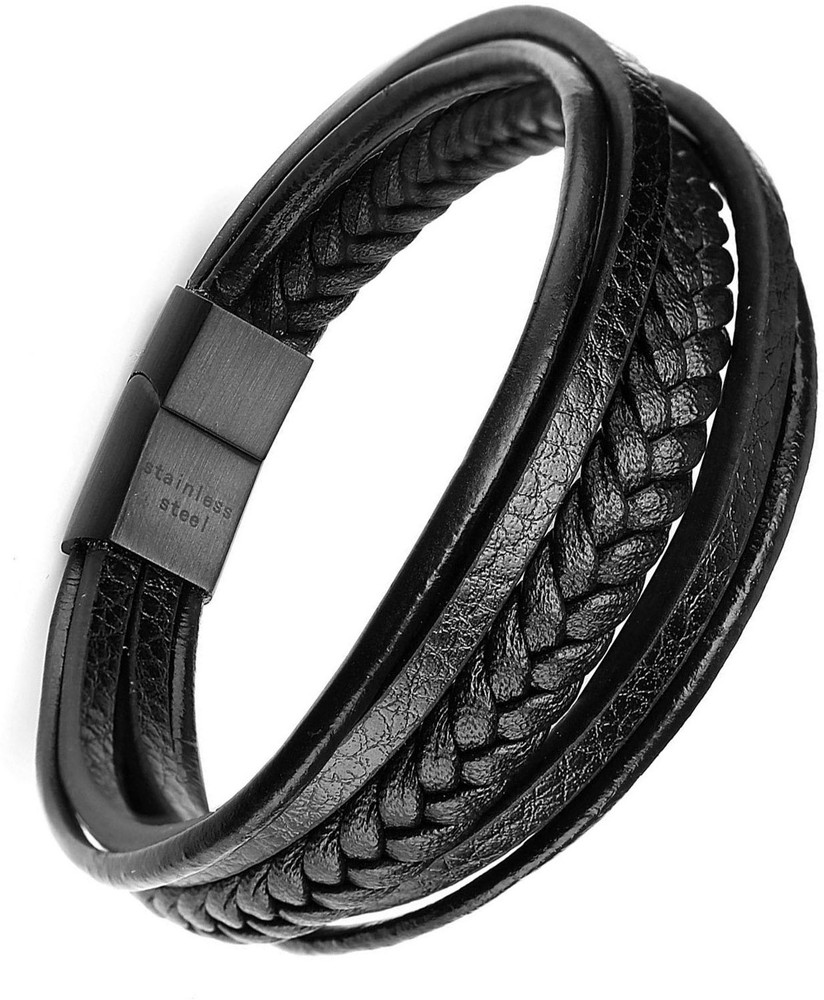 Leather bracelet clearance flipkart