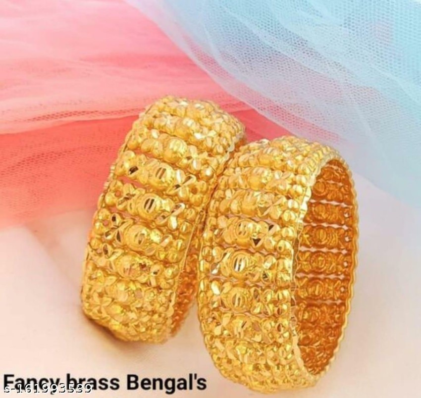 Buy ANTILOOK Gold Plated Designer Bangle  Bracelet For Women  Girls   Pack Of 2  Online at Best Prices in India  JioMart