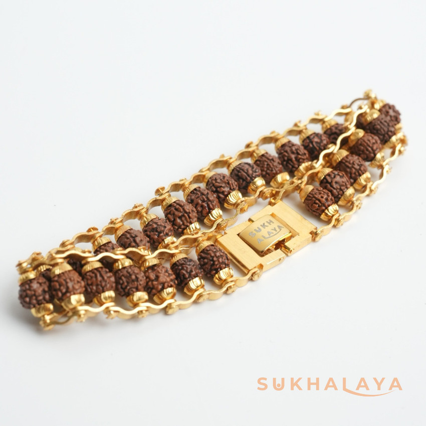SUKHALAYA Rudraksha Gold plated Charm Bracelet Price in India Buy SUKHALAYA Rudraksha Gold plated Charm Bracelet Online at Best Prices in India Flipkart