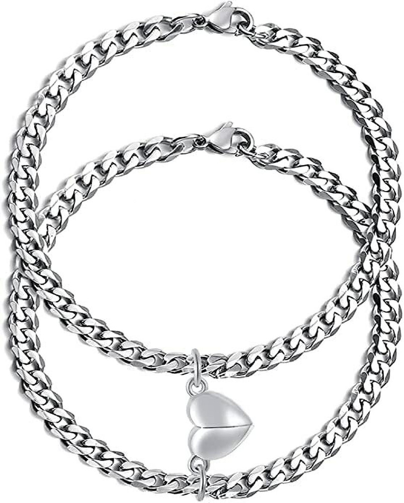 Flipkart silver bracelet new arrivals