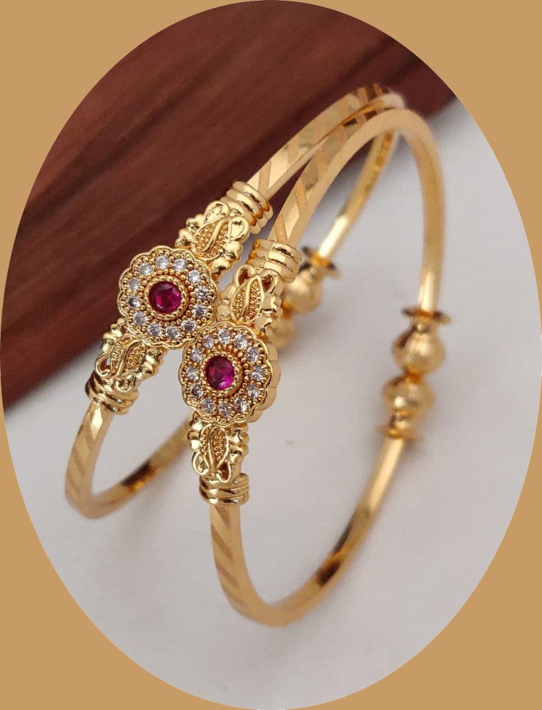 Artificial gold sales plated bangles