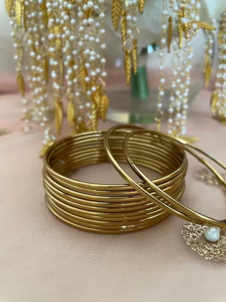 Simple deals metal bangles