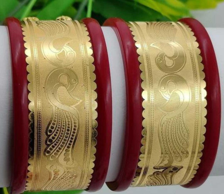 Gold sale red sankha