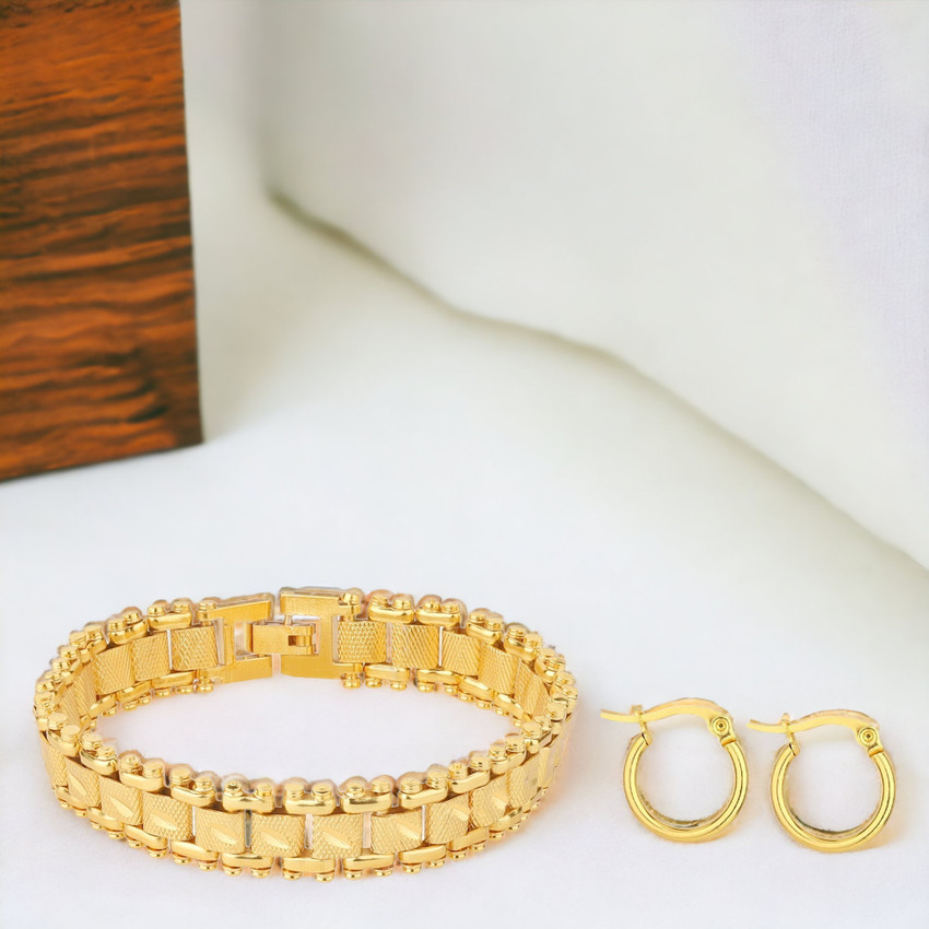 GoldNera Brass Metal Gold plated Bracelet Price in India Buy