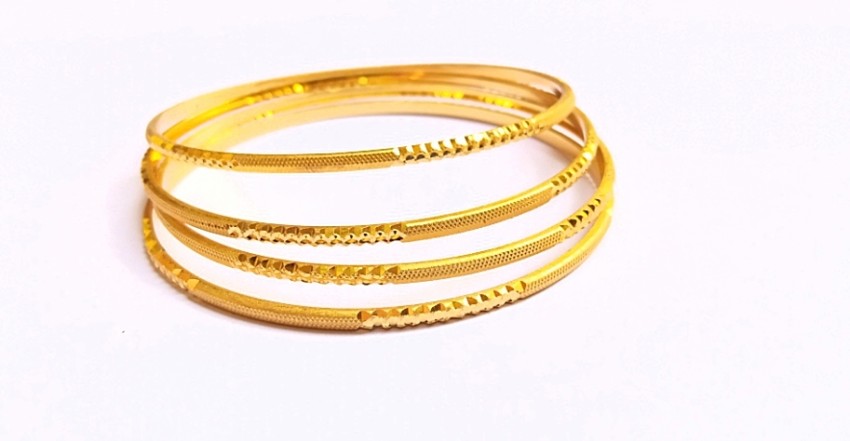 SGN FASHION Brass Gold-plated Bangle Set Price in India - Buy SGN