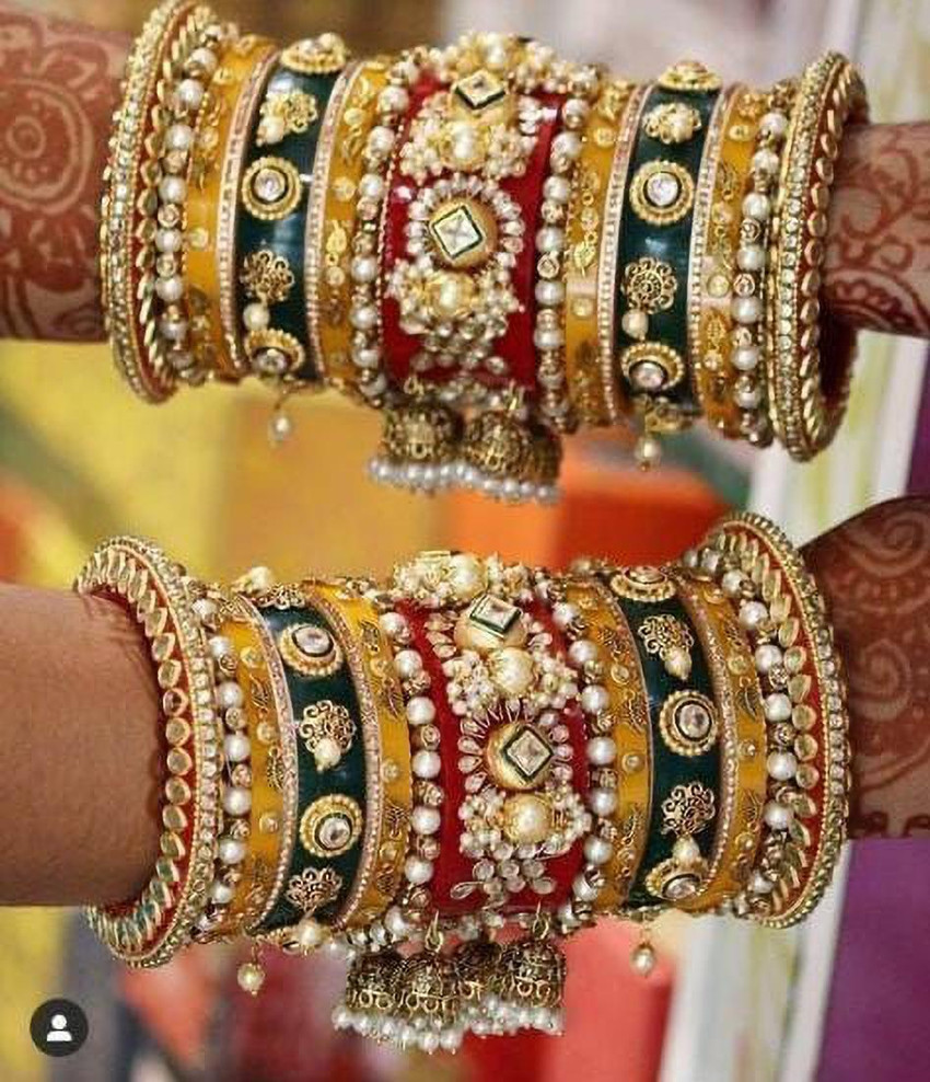 The Bunny s Plastic Brass Bangle Set Price in India Buy The