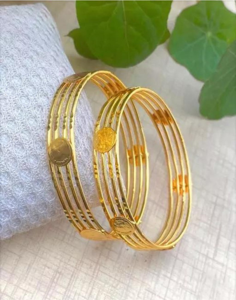 Gold plated bangles hot sale with price