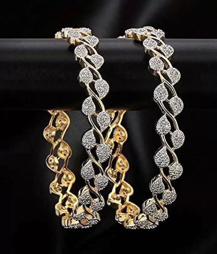 Pawan Alloy Gold plated Bangle Set Price in India Buy Pawan