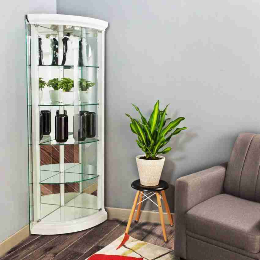 Glass bar cabinet on sale for home