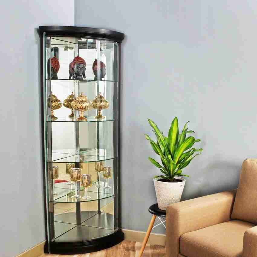 Glass bar store cabinet for home