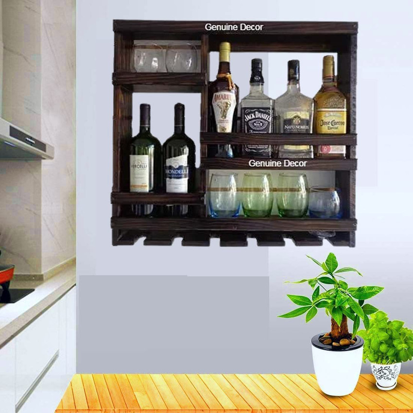 Mini bar online hanging cabinet