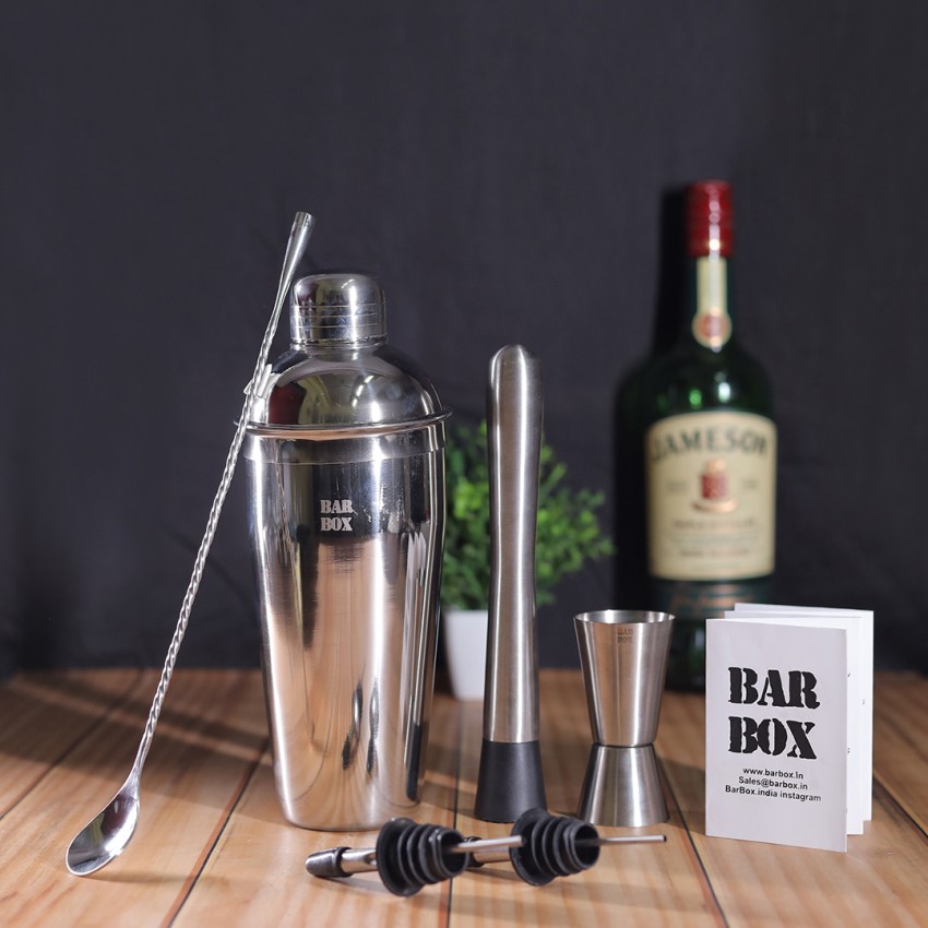 JoyTable 16pc Bartender Cocktail Shaker Set, Stainless Steel