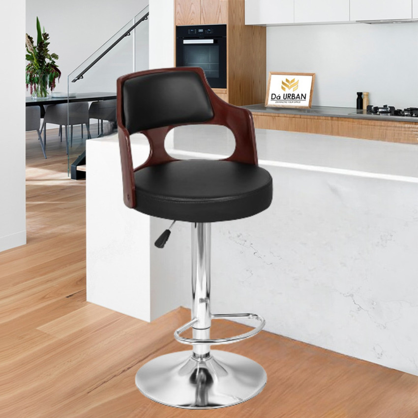 Da URBAN Emerald Revolving Red Black Height Adjustable Kitchen Cafe Leatherette Bar Stool Price in India Buy Da URBAN Emerald Revolving Red Black Height Adjustable Kitchen