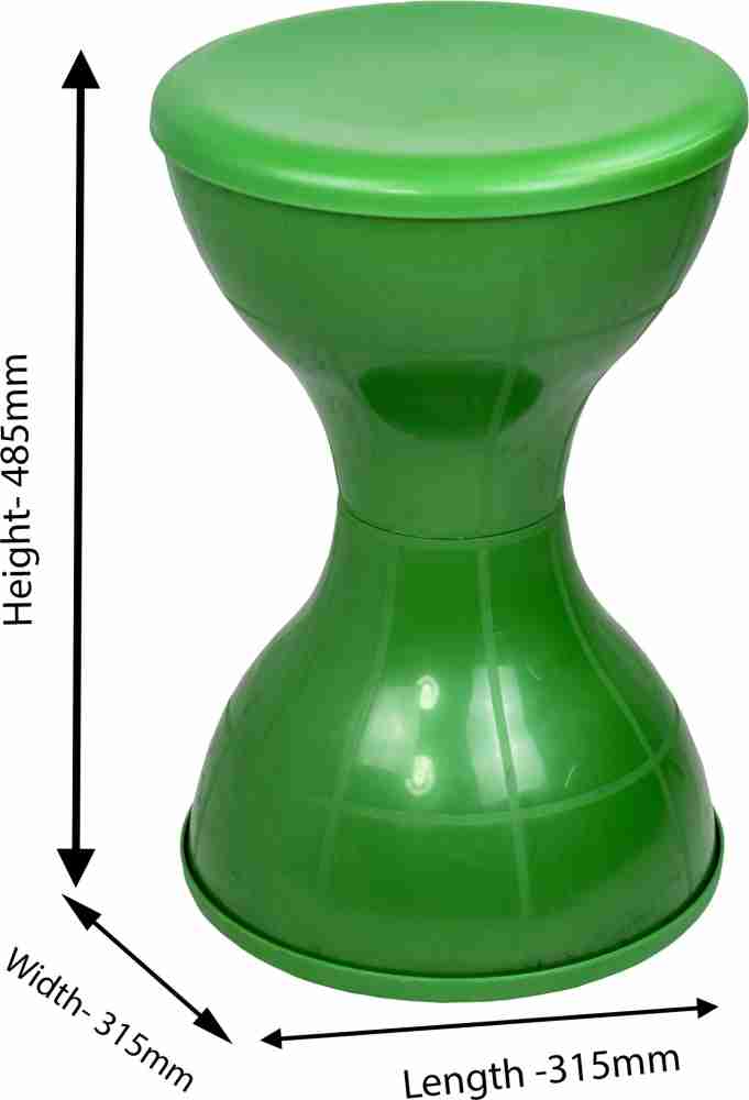 Plastic hourglass online stool