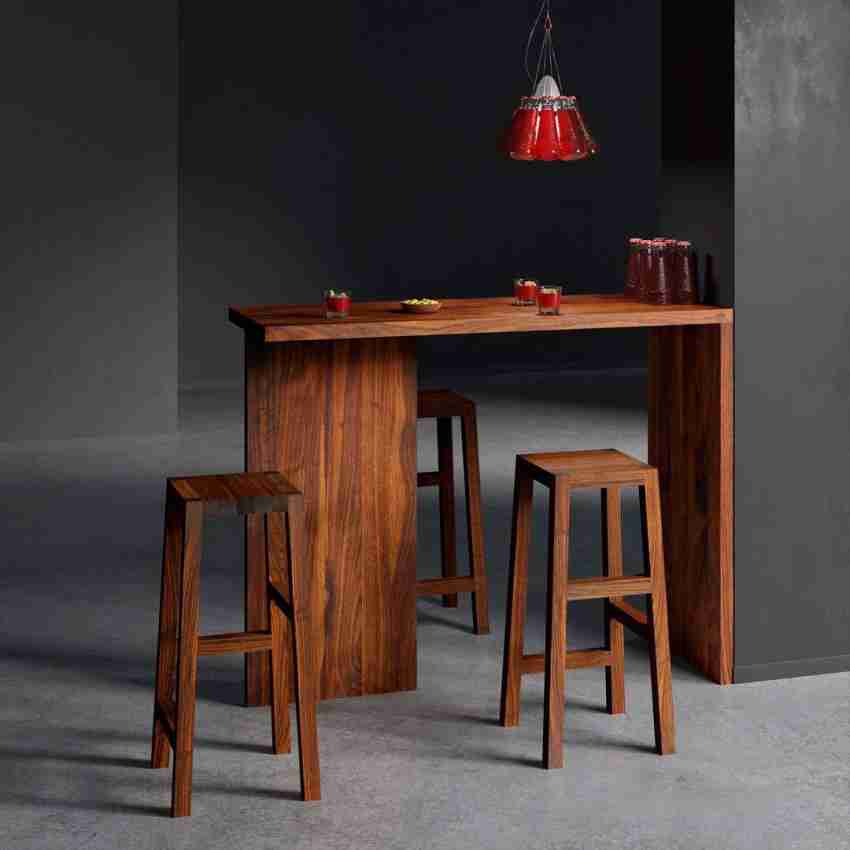 ODEJIA Classic Solid Wood Saddle-Seat Kitchen Counter Stool Set of one  Solid Wood Bar Stool Price in India - Buy ODEJIA Classic Solid Wood Saddle-Seat  Kitchen Counter Stool Set of one Solid