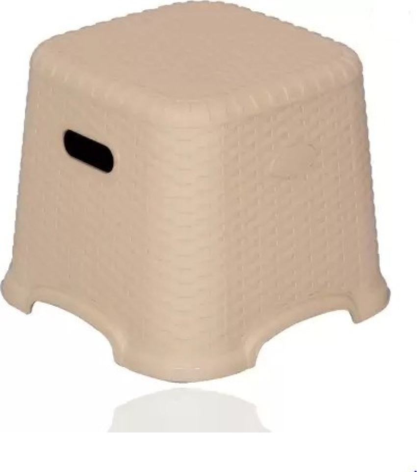 YETIKA Plastic Bath Stool for Kitchen Livingroom Bedroom Stool